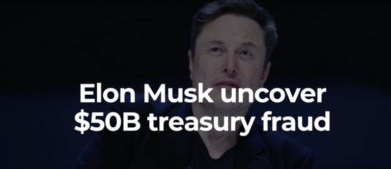 Elon Musk exposes alleged $50 billion U.S. Treasury fraud.